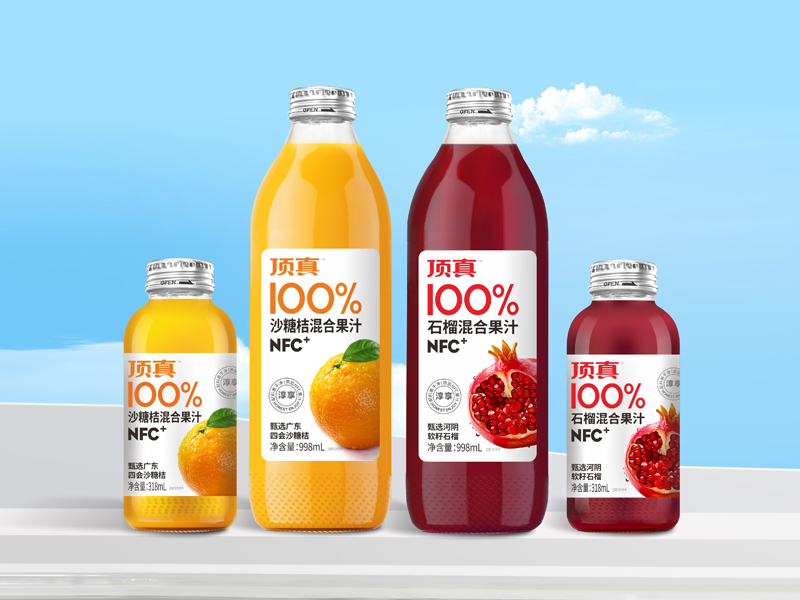 頂真推出100%混合果汁，千億級飲品市場再添生力軍